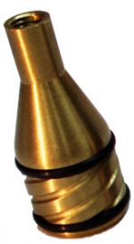 Brass Tactical Bolt Knob "Spiral Pattern"